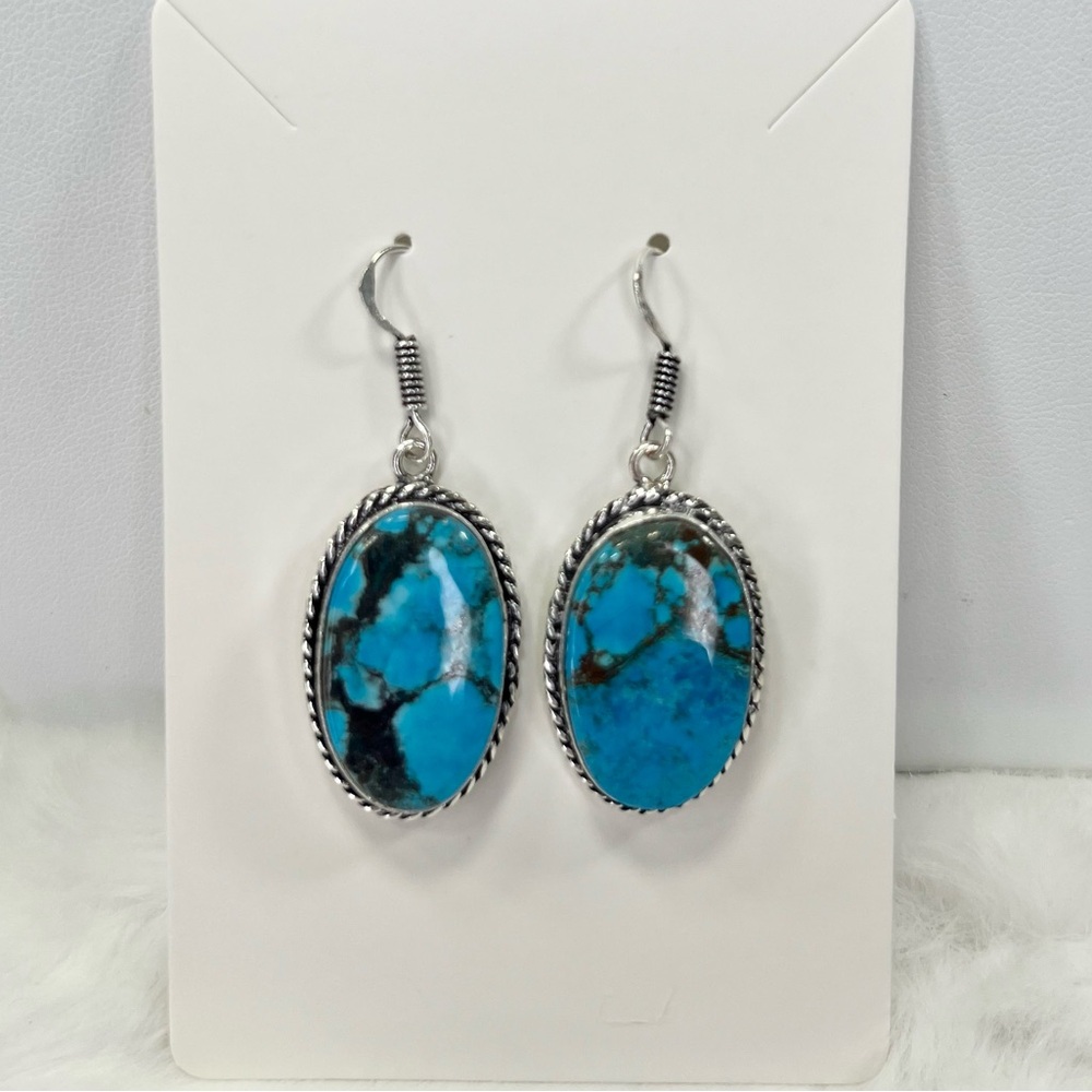 Turquoise 925 Gemstone Earring